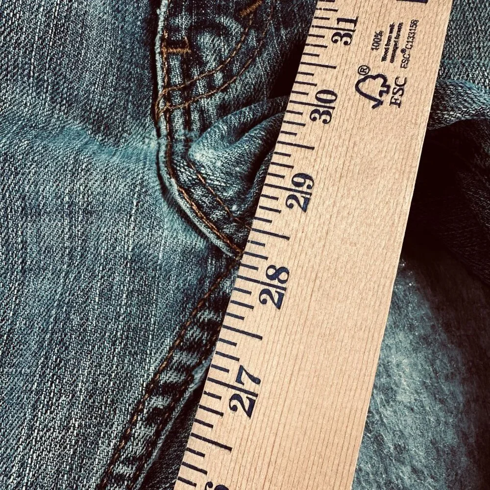 Levi’s 505 Jeans Men W36 L30 Blue Denim Regular Fit Vintage‎ Wear